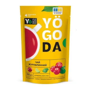 Yogoda Tea - 50 г журавлина лайм м'ята