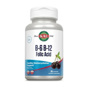 B-6 B-12 Folic Acid - 60 льодяників натуральна ягода