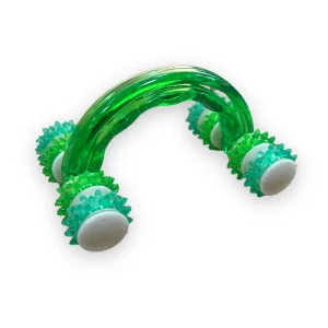 Масажер антицелюлітний Дуга з 8 коліщатками Рожевий