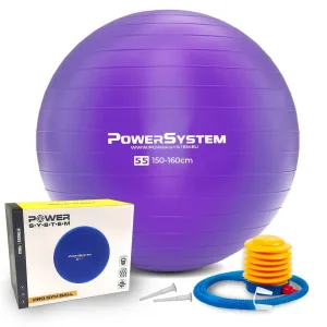 М'яч для фітнесу фітбол Power System PS-4011 Ø55 cm PRO Gymball фіолетовий