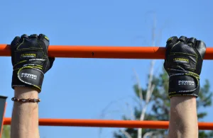 Рукавички для фітнесу Power System PS-2810 Ultimate Motivation Black/Yellow Line - XL