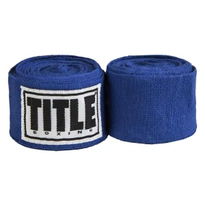 Бинти для боксу TITLE Boxing Select 180" Semi Elastic Mexican Royal (4,5м.)
