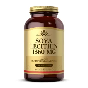 Lecithin 1360 мг (Natural Soya) - 180 софтгель
