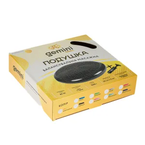 Балансувальна масажна подушка з насосом і коробками Pro Рожевий