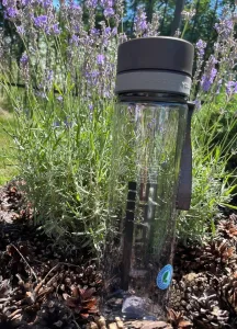 Пляшка для води CASNO 1000 мл KXN-1111 сіра