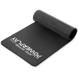 Килимок для йоги та фітнесу PowerPlay 4152 NBR Performance Mat чорний (183x61x1)