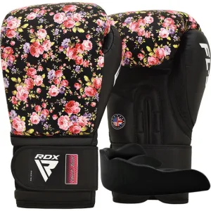 Боксерські рукавиці RDX FL-5 BLACK-12 унцій (капа в комплекті)