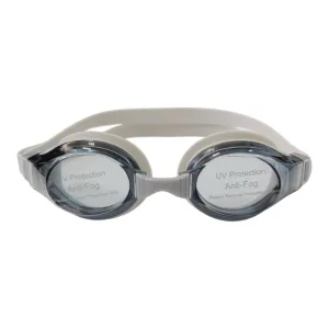 Окуляри для плавання LEACCO білий-сірий