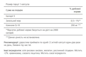 Q-SORB™ Co Q-10 200 мг - 60 капсул