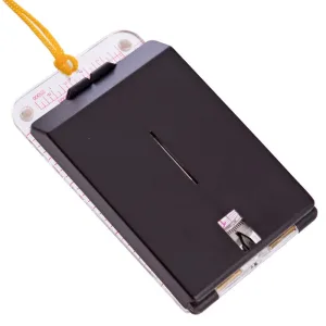 Компас жидкостный планшетный в закрытом корпусе с зеркалом - 105x60 мм