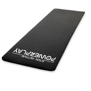 Килимок для йоги та фітнесу PowerPlay 4152 NBR Performance Mat чорний (183x61x1)