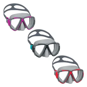 Маска для плавання BESTWAY 14+ 22052 Чорний-Сірий