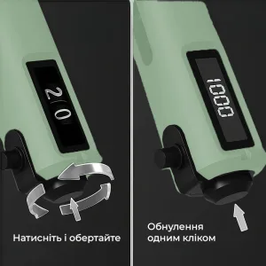 Еспандер кистьовий з лічильником PowerPlay PP-4403 з регульованим навантаженням 10-100 кг. зелений