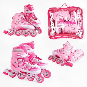 Ролики Best Roller розмір 34-37 рожевий 69103-М