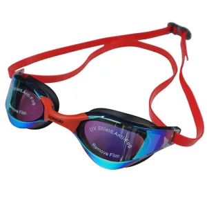 Окуляри для плавання Speedo Fastskin Pure Focus Mirror червоний, чорний універсальний 8-091026W/R