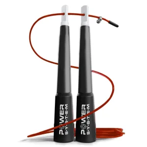 Скакалка швидкісна Power System PS-4033 Crossfit Jump Rope Red 2,8 m.