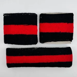 Набір напульсник та пов'язка на голову AC Milan