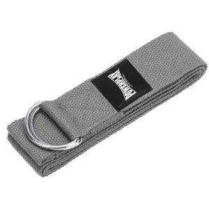 Ремінь для йоги PowerPlay PP_4409 183*3,8см. Сірий