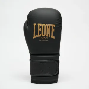 Боксерські рукавиці Leone GN059D Black/Gold 10 унцій (капу в комплекті)