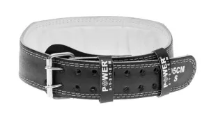 Пояс для важкої атлетики Power System PS-3250 Power Basic шкіряний Black - S