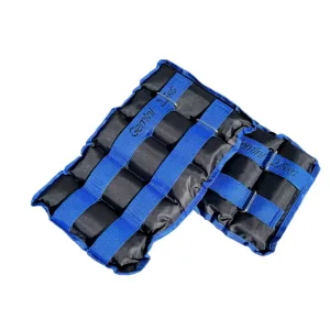 Обтяжувачі-манжети з піском по 2.5 кг - чорно-синій