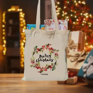 Екошопер BookOpt BK4018 Merry Christmas бежевий