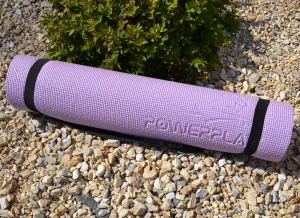 Килимок для йоги та фітнесу PowerPlay 4010 PVC Yoga Mat лавандовий 173x61x0,6