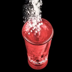 Шейкер спортивний електричний VOLTRX VortexBoost 600 мл. Tritan Red