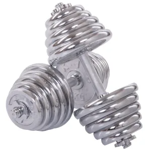 Гантелі розбірні хромовані 2 шт по 20 кг - 2 х 20 кг