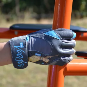 Рукавички для фітнесу MadMax MFG-921 Voodoo Mid grey/light blue M