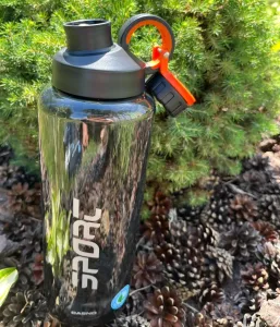 Пляшка для води CASNO - 1500 мл KXN-1237 Сіра