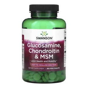 Glucosamine, Chondroitin & MSM Mini Tabs - 360 таблеток (До 09,26)