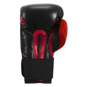 Рукавички боксерські рукавиці TITLE Boxing All Heart Bag 2,0 Black/Red 14 унцій (бинти 4 м. в комплекті)