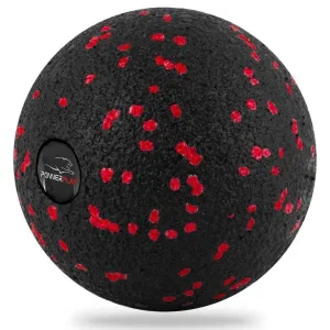 Масажний набір PowerPlay PP_4015 EPP Foam Roller Set 4in1 (2-ва роли + 2-ва м'ячі) чорно-червоний