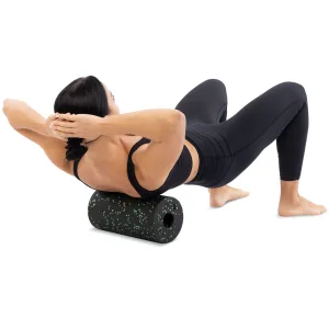 Ролер для занять йогою та пілатесом EPP Чорний-синій - 30 см