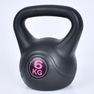 Гиря 6 кг суцільна пластикова PE