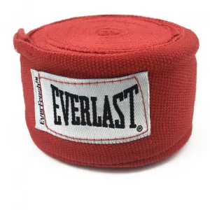 Бінт боксерський Everlast 2,5 м червоний