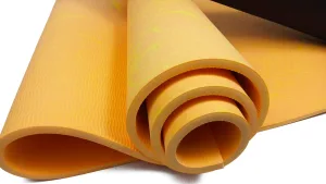 Килимок для йоги та фітнеса EasyFit PER Premium Mat 8 мм + чохол помаранчевий