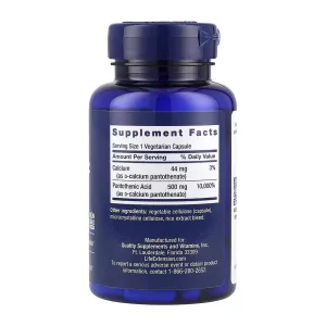 Pantothenic Acid 500 мг - 100 капсул