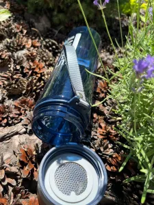 Пляшка для води CASNO 1000 мл KXN-1111 блакитна