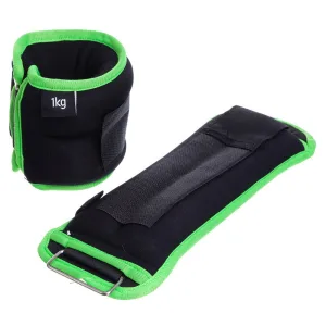 Обтяжувачі-манжети для рук та ніг 2 шт по 0,5 кг зелений - 2 x 0,5 кг