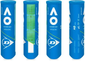 М'ячі для тенісу Dunlop Australian Open 4 ball (оригінал)