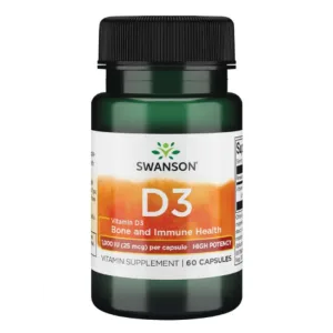 Vitamin D3 High Potency 1000 IU (25 мкг) - 60 капсул