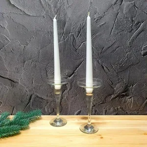 Набір свічок столових Bispol s30 090 білі