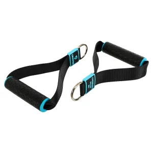 Ручки для еспандерів, резинок та тренажерів STRAP HANDLE PRO LiveUp 2 шт чорний LP8192J