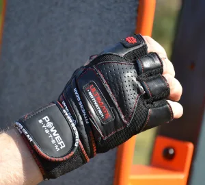 Рукавички для фітнесу Power System PS-2810 Ultimate Motivation Black Red Line - XL