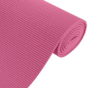 Килимок для йоги та фітнесу Power System PS-4014 PVC Fitness Yoga Mat рожевий 173x61x0,6