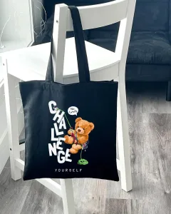 Екошопер BookOpt ВК4059 Teddy Bear (Challenge) чорний