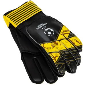 Рукавички воротарські із захистом пальців PRO GIGA CHAMPIONS LEAGUE 9 - чорний//жовтий