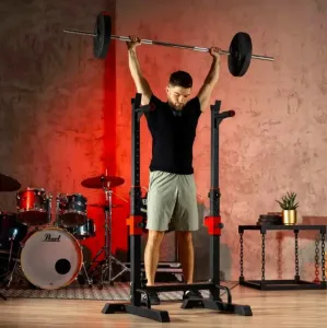 Стійки для штанги Hop-Sport регульовані зі страхувальними упорами